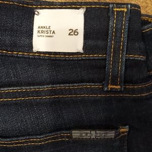 Hudson Krista Super Skinny Ankle Jeans